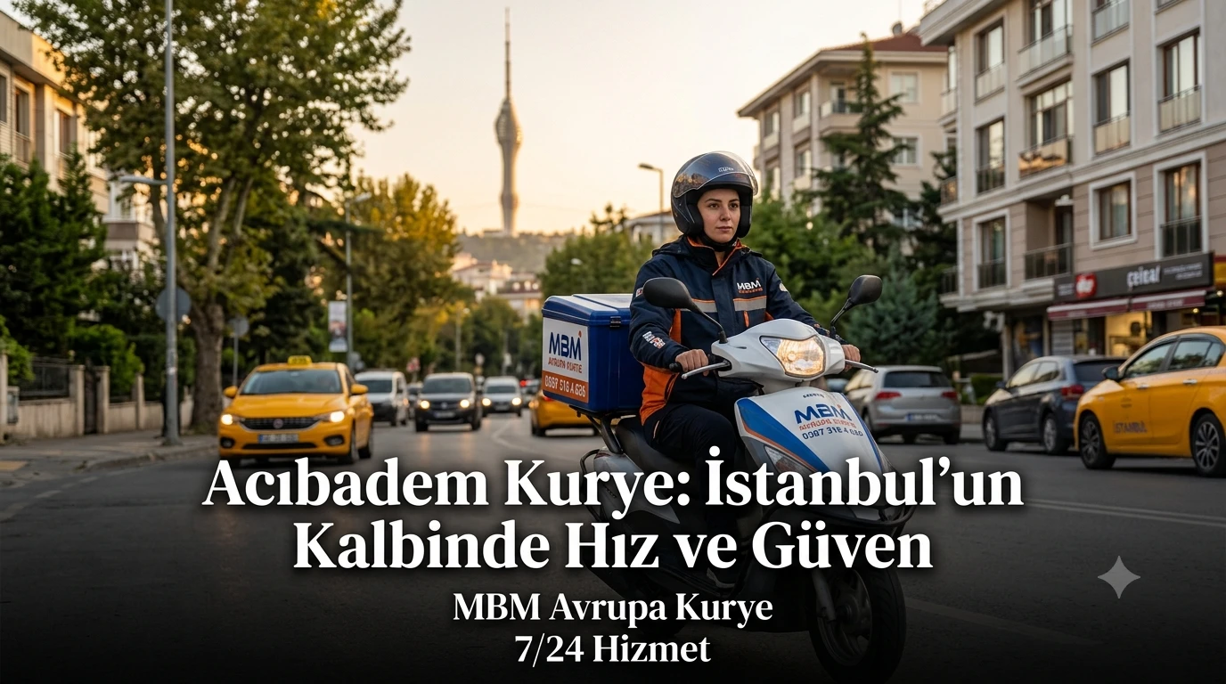 Acıbadem'de Güvenilir Kurye Hizmeti | MBM Kurye